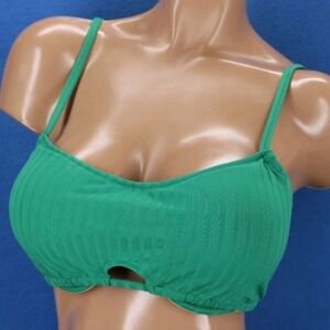Shade & Shore Emerald Bralette Bikini Top Size 36C